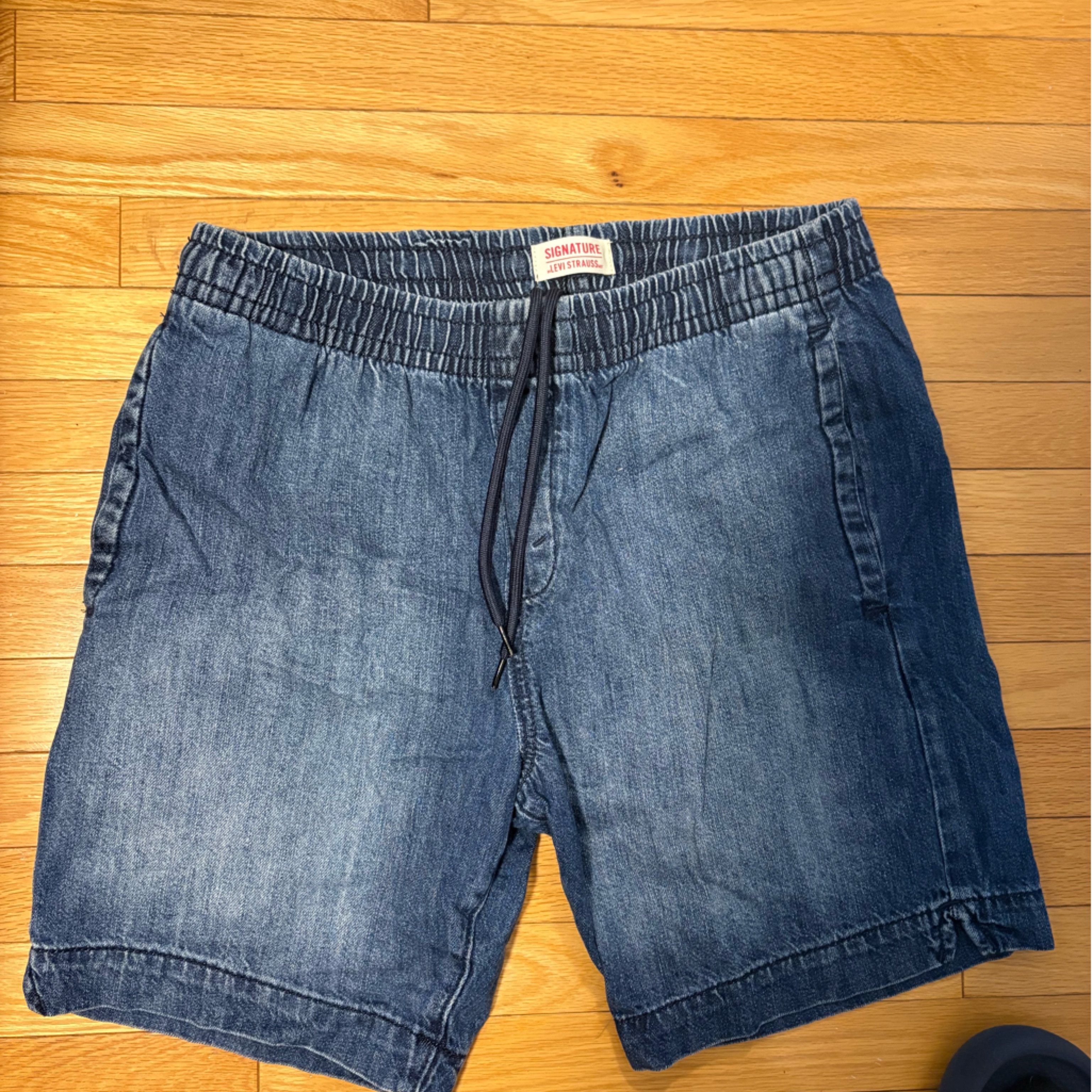 Levi's Dark Blue Denim Shorts